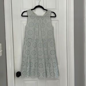 LOFT NWT tiered eyelet dress